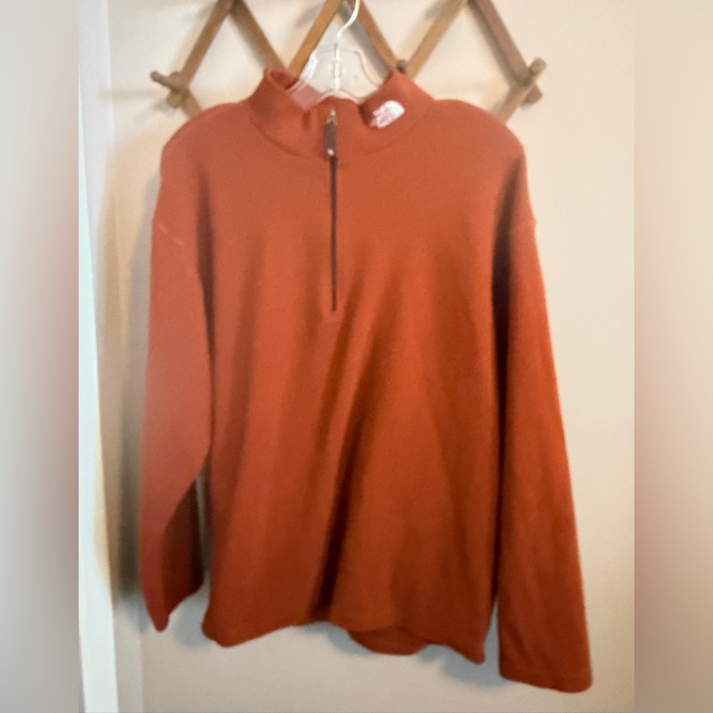 The North Face Flight Series 1/4 Zip Fleece Pullover - Rust Orange - Men’s Large